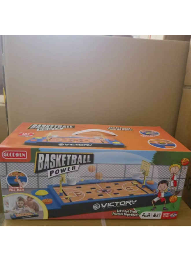 Cross-border Children's Toys Double Battle Table Basketball Game Parent-child Interactive Thinking Training Football Table Game